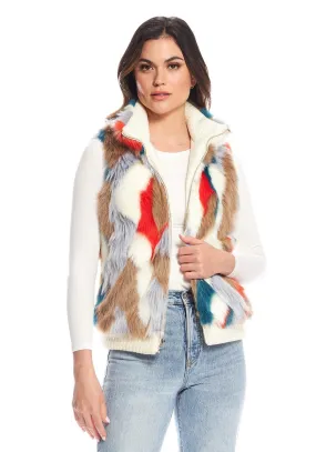 Apres Ski Faux Fur Zip Vest