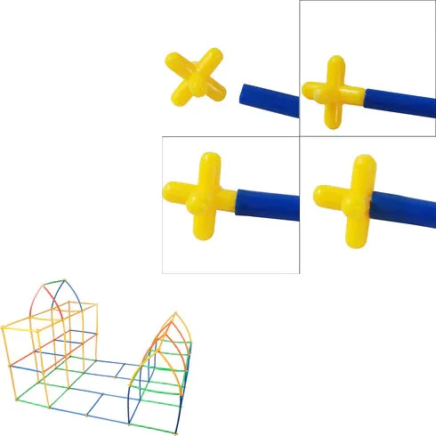 200pcs Straws and Connectors Builders Kit