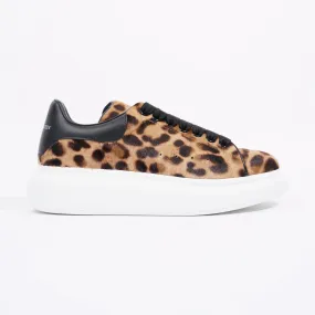 Alexander McQueen Womens Oversized Sneaker Leopard Print EU 38 / UK 5