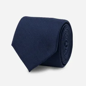 Astute Solid Midnight Navy Tie