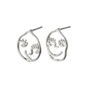 DEBRA recycled earrings silver-plated