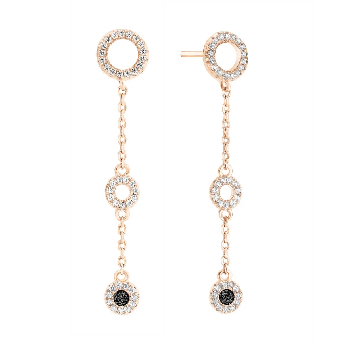 Earrings PLONGEON Black RO