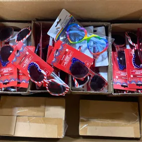 Fun Glasses include 4th Of July & Multicolor (130 Pcs Lot)