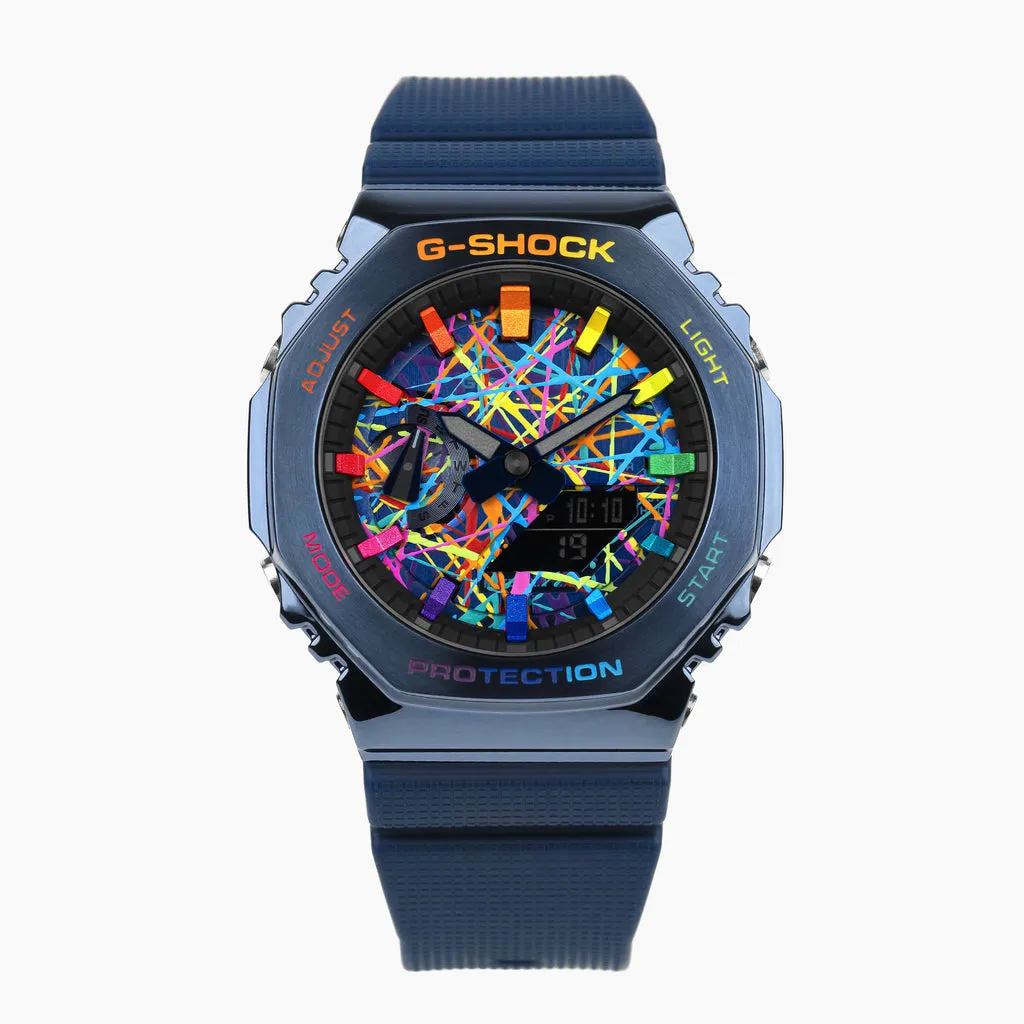 G-Shock CasiOak Blue Freak Rainbow