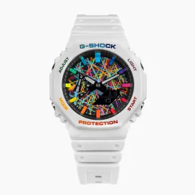 G-Shock CasiOak White Freak Rainbow