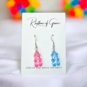 Gender Reveal Earrings - Baby Shower, New Mom, Mother’s Day, Mom Earrings, Momma Earrings, Mama Earrings, Team Pink, Team Blue, Pink or Blue