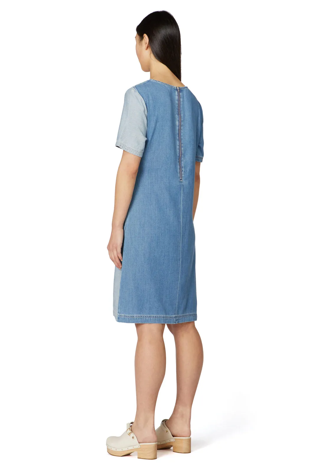 Genie Wrap Denim Dress