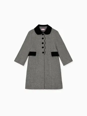 Grey Anisa Girl Wool Coat