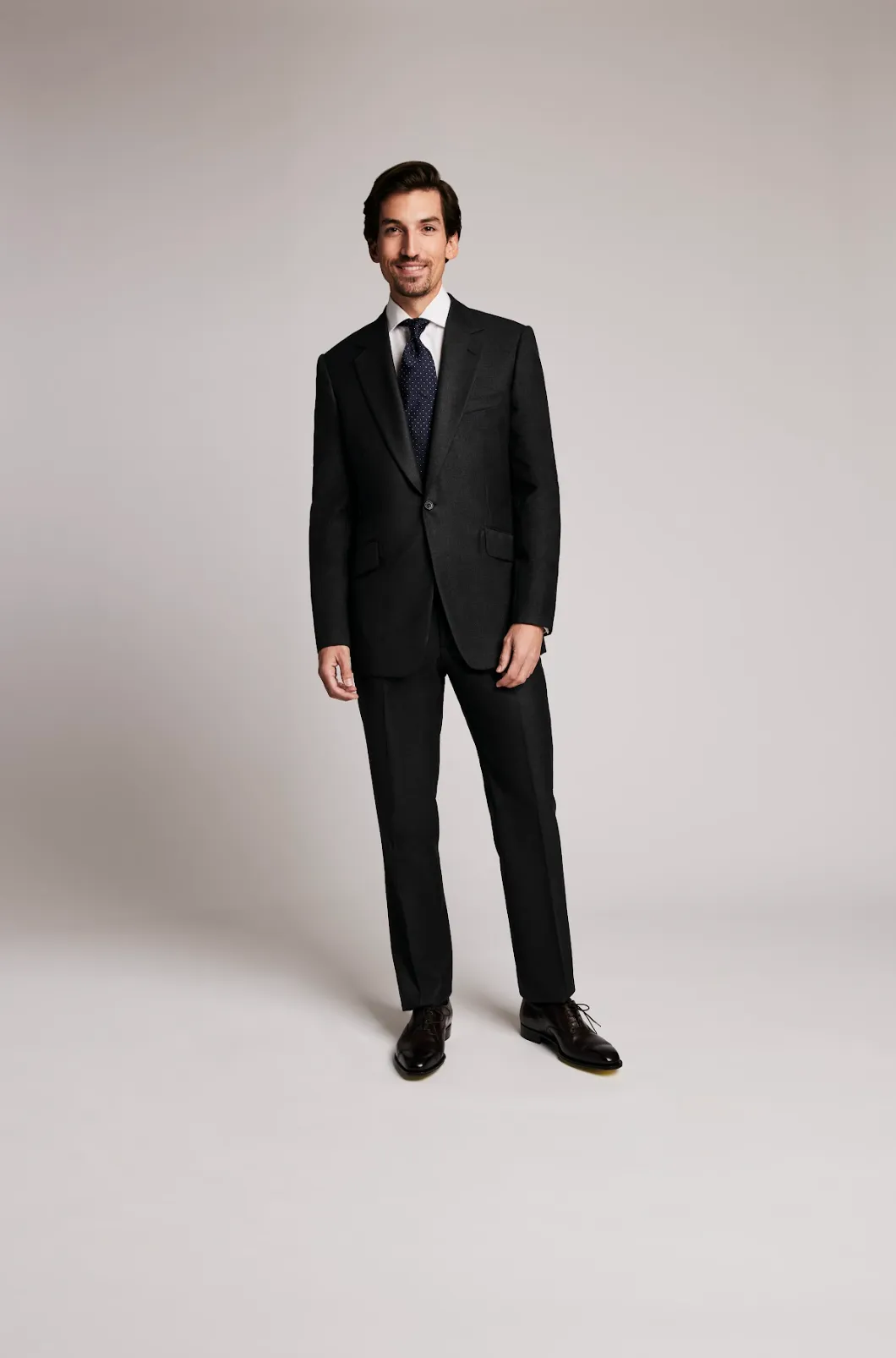 Grey Wool Twill Suit