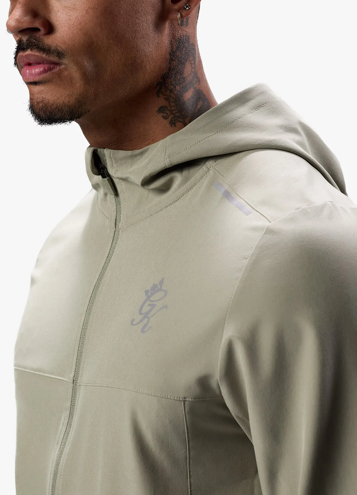 Gym King Flex Woven Tracksuit - Soft Khaki