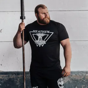 Gym Short-sleeve, Heathen, Black