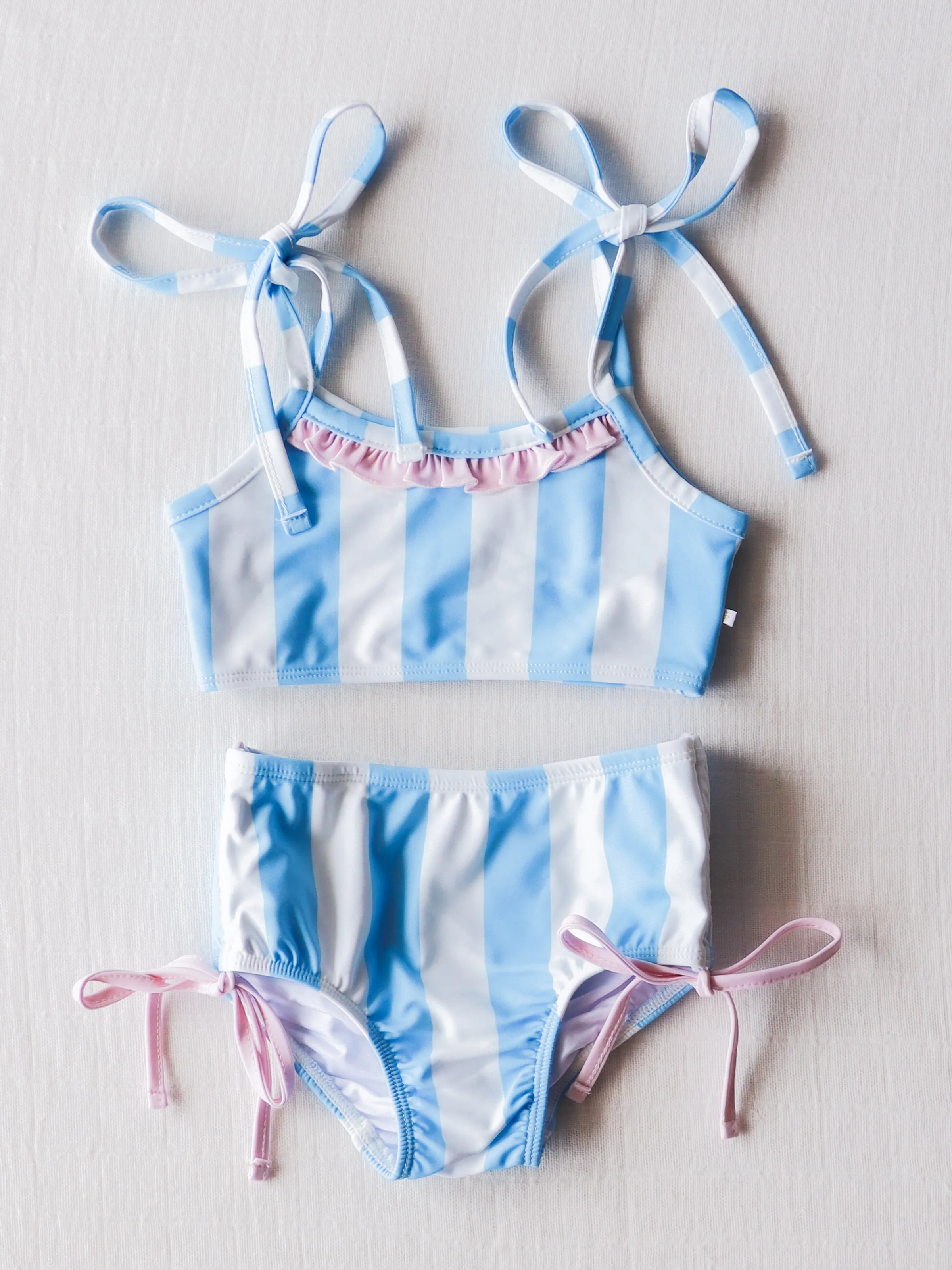 Meg Tankini - Sea Blue Stripes