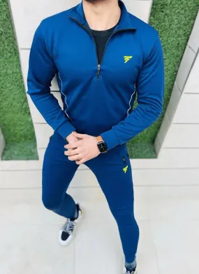 Men's Navy Blue Trendy Tracksuit