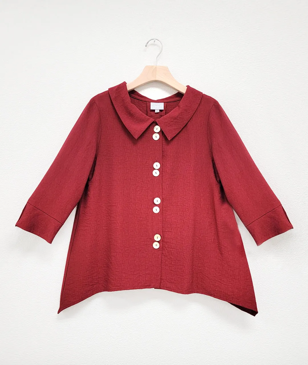 Niche - Rayon - Twinbutton Jacket - Brick