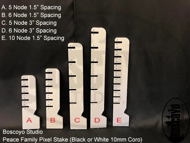 Pixel Stake 13" -- 6 Nodes