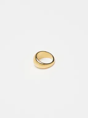 Small Gold Orb Ring